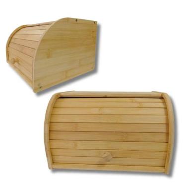 Imagem de Porta Pão de Bambu Hauskraft 30cm, Ideal para Organizar Pães