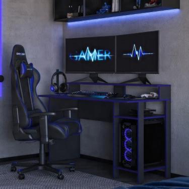 Imagem de Mesa Gamer para Computador 136cm Multimóveis CR25357
