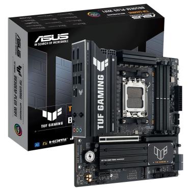 Imagem de Placa Mãe TUF Gaming B650EM-PLUS Wi-Fi Socket AM5 DDR5 ATX Pcie 5.0 com Bluetooth 5.2 RGB Gamer Preto Asus