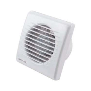 Imagem de Exaustor Ventisol EXB para Banheiros Até 6m2 com Tela Protetora Branco 100MM