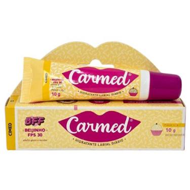 Imagem de Hidratante Labial Carmed Beijinho FPS 30 Efeito Gloss Incolor 10g - Ci