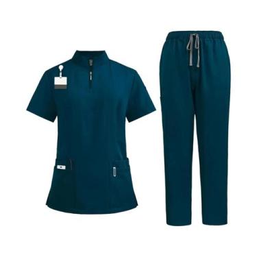 Imagem de Conjunto De Uniformes Cirúrgicos Unissex Para Enfermeiros, Salões De B