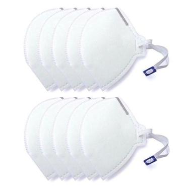 Imagem de Máscara Pff2 com Ajuste Medicalface Branca Kit 50 Und - Medicalfeet