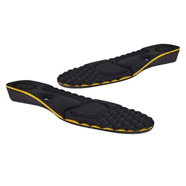 Imagem de Newmind Palmilhas de altura ajustáveis, comprimento total, salto mais alto para tênis feminino masculino - 4 cm