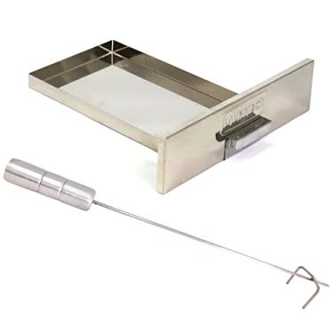 Imagem de Duuous Gaveta Cinzeiro + Espalhador Brasa Churrasqueira Pré-Moldada