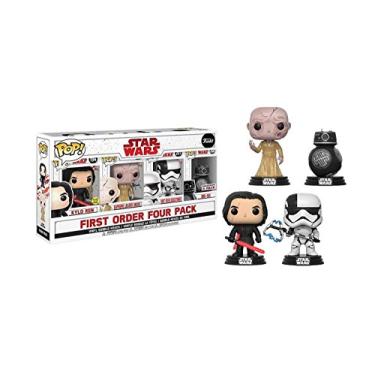 Imagem de Star Wars First Order Four Pack Vinyl Bobble-Heads (Kylo Ren, Supreme Leader Snoke, First Order Executioner, BB-9E)