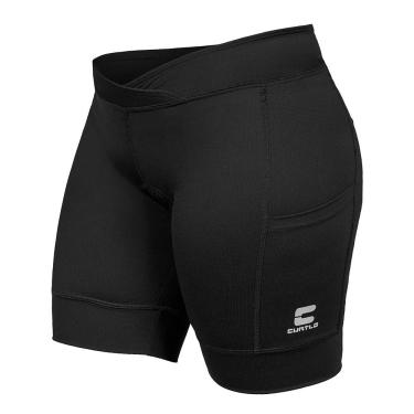 Imagem de Bermuda Ciclista 3D Compress Feminino - tam. M, cor preto