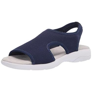 Imagem de Easy Spirit Sandália rasteira feminina Truth2, Azul 421, 38