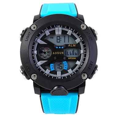 Imagem de Relógio de Pulso Masculino Digital Tela Led Design Esportivo Moda Casual (C6)