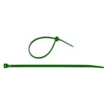 Imagem de Sforplast Sfor | Abraçadeira De Nylon | Fita Para Organização De Fios E Cabos Lacres E Malotes | 100 Peças (4 5 X 200 Mm Verde)