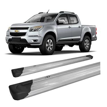 Imagem de Estribo S10 2012 ate 2020 chapa Alumínio Prata C/D