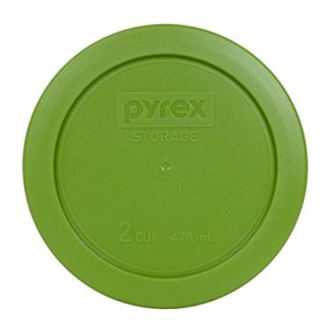 Imagem de Pyrex 7200-PC Tampa de substituição para armazenamento de alimentos verde gramado 2 xícaras - Feita nos EUA