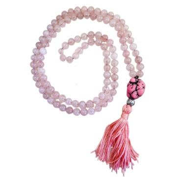 Imagem de Japamala 108 contas Quartzo Rosa