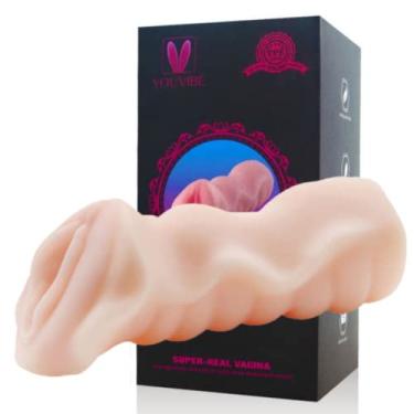 Imagem de Masturbador Formato Vagina com Lábios Pequenos e Textura
