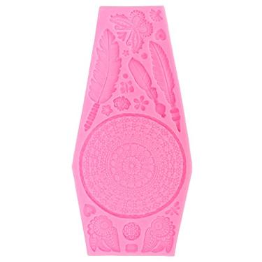 Imagem de Máquina de bolo, molde de cozimento, fácil de limpar para cozinha doméstica (rosa)