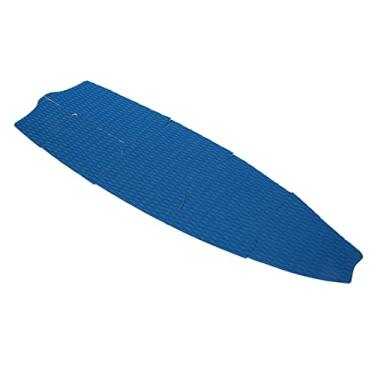 Imagem de Almofada de tração para prancha de remo, antiderrapante azul resistente a choques e resistência à água prancha de tração 9 peças para skimboards