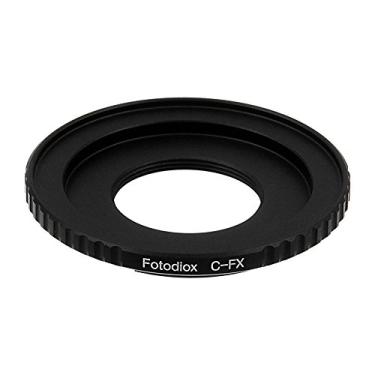 Imagem de Adaptador de montagem de lente Fotodiox compatível com lente C-Mount CCTV/Cine em câmeras Fuji X-Mount