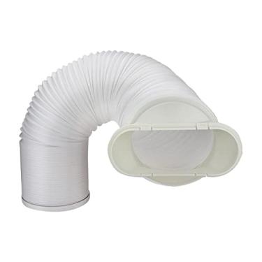 Imagem de Tubo de escape telescópico,Kit de ventilação AC para mangueira de exaustão | Ventilação de exaustão portátil flexível, comprimento de 60 polegadas, compatível com a maioria das condições