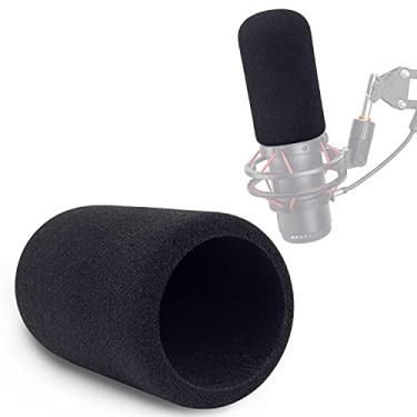Imagem de YOUSHARES Filtro de microfone Pop - Capa profissional de microfone de espuma compatível com HyperX QuadCast S Mic