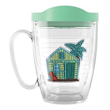 Imagem de Tervis Feito nos EUA Copo isolado de parede dupla coleção Beach House Retreat mantém as bebidas frias e quentes, caneca de 473 ml, Mojito House