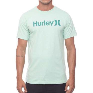 Imagem de Camiseta Hurley O&O Solid Masculina Menta Mescla