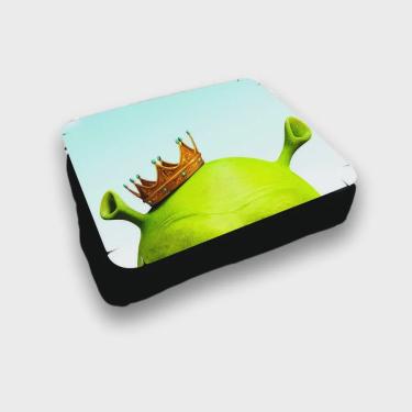 Imagem de Almofada Bandeja para Notebook Laptop Personalizado Coroa do Shrek
