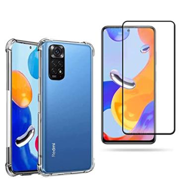 Imagem de Kit Capa Anti Impacto e Película De Vidro 3D 5D 9D Para Xiaomi Redmi Note 11 PRO 4G
