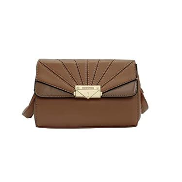 Imagem de Bolsa Feminina Transversal Tiracolo Porta Celular Pequena Golden fênix Cor:Caqui Bege Escuro;tamanho:P