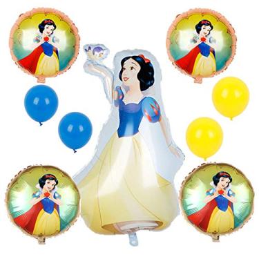 Imagem de Balões gigantes da Branca de Neve para crianças, aniversário, chá de bebê, decorações de festa temáticas de princesas