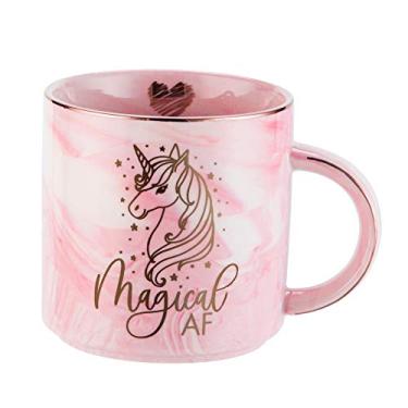 Imagem de Presentes de unicórnio para mulheres - Ideias engraçadas de presente de caneca de café para mãe, esposa, filha, irmã, melhores amigas, melhor amiga - AF mágico - Novidade de aniversário, presentes de