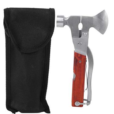 Imagem de Martelo multifuncional, carro resistente à ferrugem martelo multifuncional aço inoxidável alta dureza forte durável compacto portátil para exterior para carro para casa (martelo de