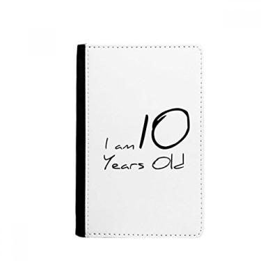 Imagem de Carteira I am 10 years old Age Young Passport Holder Notecase Burse para cartão, Multicolor