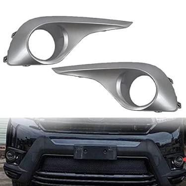 Imagem de JESYMBX Para Toyota Highlander 2012-2014 Lâmpada de neblina Shell Grade de para-choque dianteiro Tampa da lâmpada de condução Acessórios de carro