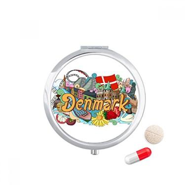 Imagem de Den Nye Havn Frederiksborg Castelo Dinamarca Caixa de Armazenamento de Remédio Dispensador de Remédio