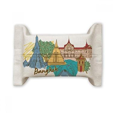 Imagem de Thailand Bangkok Suporte de capa de papel para lenços faciais, bolsa de linho de algodão