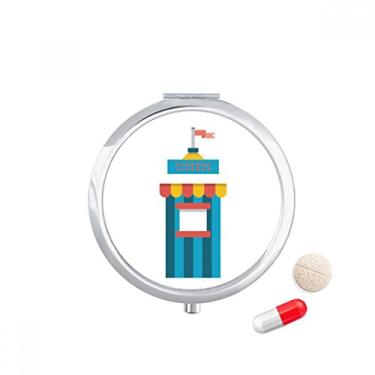 Imagem de Amazing Funny Park Ticketing Illustration Caixa de armazenamento de medicamentos dispensador de comprimidos