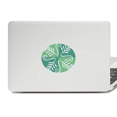 Imagem de Folhas verdes Totems do México Civilização Ancient Emblema Adesivo para Laptop Notebook Decalque