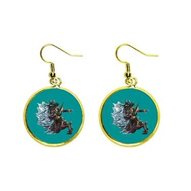 Imagem de Brinco feminino com pingente de cavalo marinho Proud Aggressive