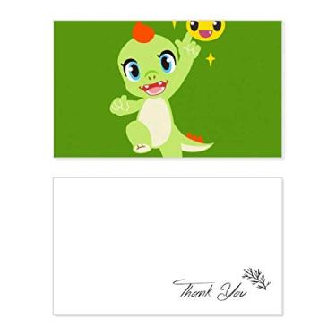 Imagem de Dinosaur Kingdom Love You Thank You, cartão de aniversário, saudações, casamento, agradecimento