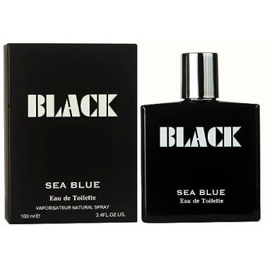Imagem de Perfume Black Masculino 100ml Importado Sea Blue