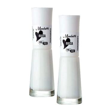Imagem de Esmalte Marchetti Cremoso Cor Brisa 203 com 8ml | Kit com duas unidades