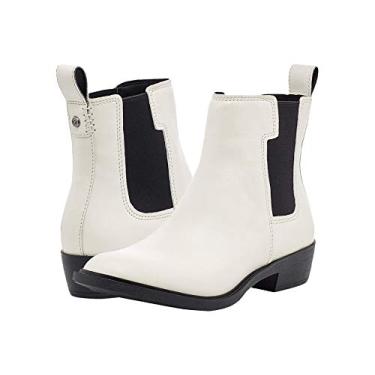 Imagem de UGG Bota feminina Emmeth Chelsea, Couro jasmim, 6