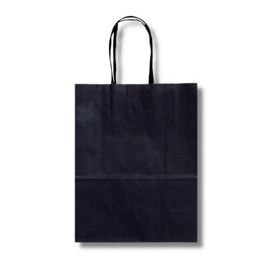 Imagem de Sacola Para Presente Kraft Preta 17,5X8,0X21,5 C/ 30 Un.