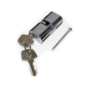 Imagem de Cilindro Miolo Para Fechadura Haga H1000 Cromado  Grosso 