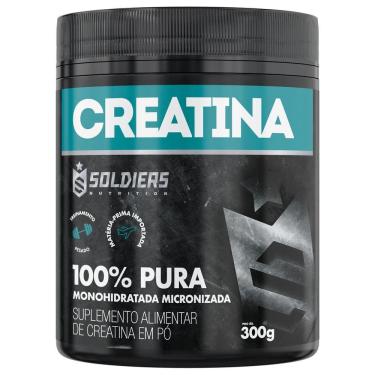 Imagem de Creatina Monohidratada 300g - 100% Pura Importada - Soldiers Nutrition