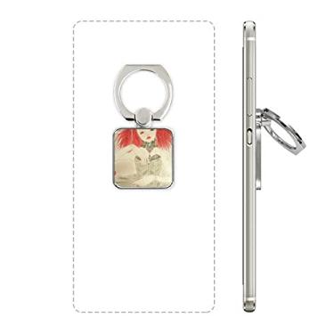 Imagem de Boneca de fantoche estilo chinês, quadrado, aquarela, suporte universal, presente