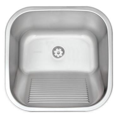 Imagem de Tanque de Encaixe Para Embutir Hera 25l em Aço Inox Acetinado 40x40 - Tramontina 94403107