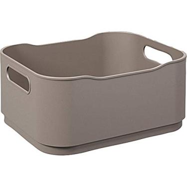 Imagem de Cesta Fit com Alças, Pequena, Warm Gray, Coza
