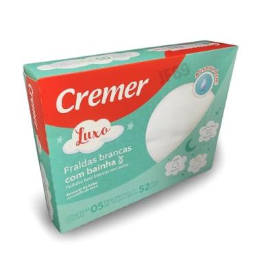 Imagem de Fralda de Pano Com Bainha Dupla Camada Cremer Luxo 5 Unidades