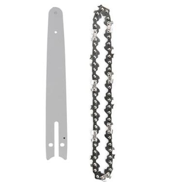 Imagem de 1/2/4pcs 8 Polegadas Mini Corrente de Motosserra 1/4quot; Lâmina de passo 0,043" Guia de corrente de calibre, corte de madeira, 48 links de acionamento, motosserra de substituição, 8 tamanhos, 1